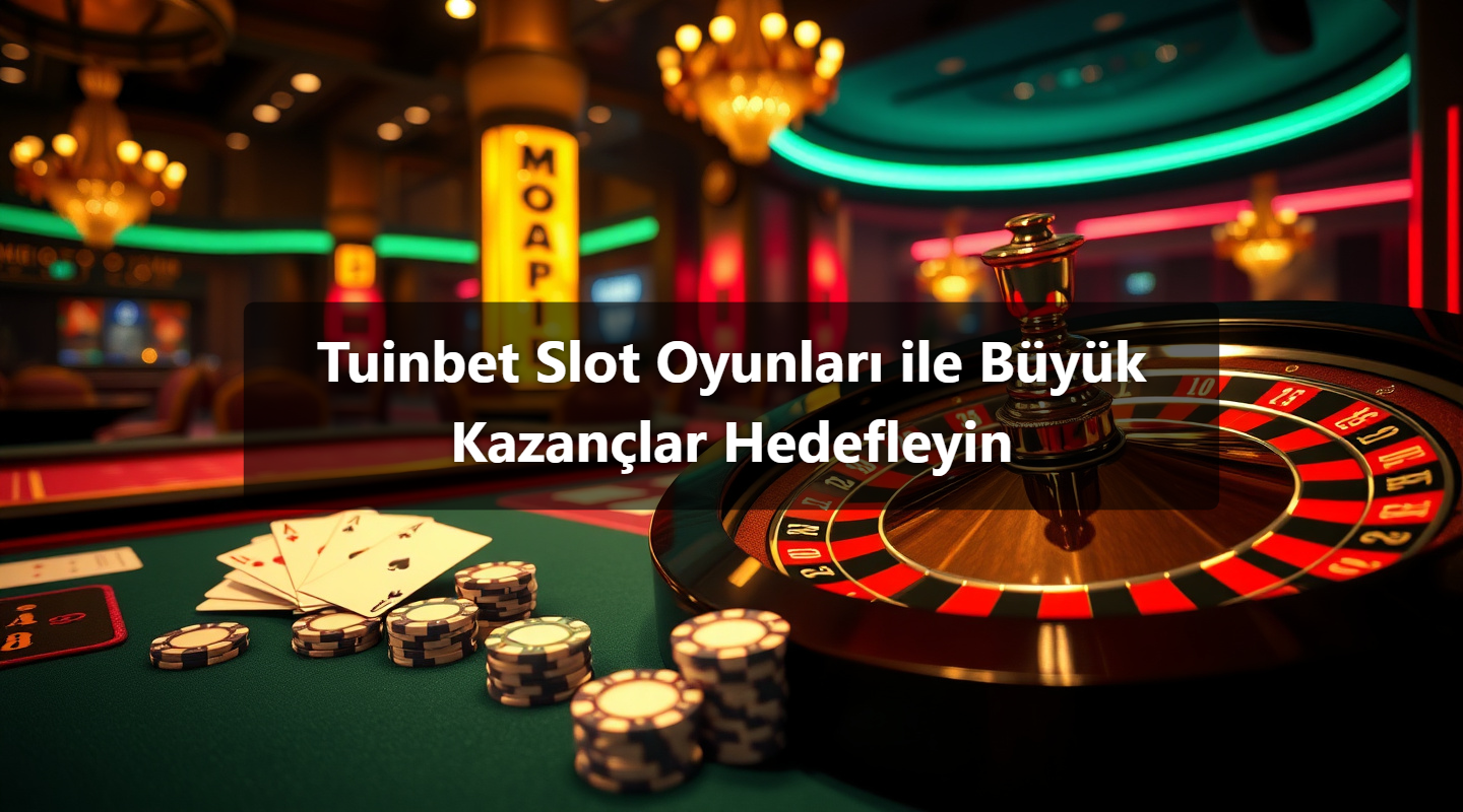 Tuinbet Slot Oyunları ile Büyük Kazançlar Hedefleyin
